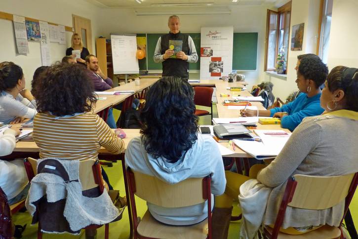 Der Bundestagsabgeordnete Dr. Harald Terpe hat am 21. November beim Rostocker Verein migra vorgelesen.