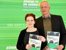 Dr. Harald Terpe stellt zusammen mit Katja Dörner das grüne Cannabiskontrollgesetz vor.